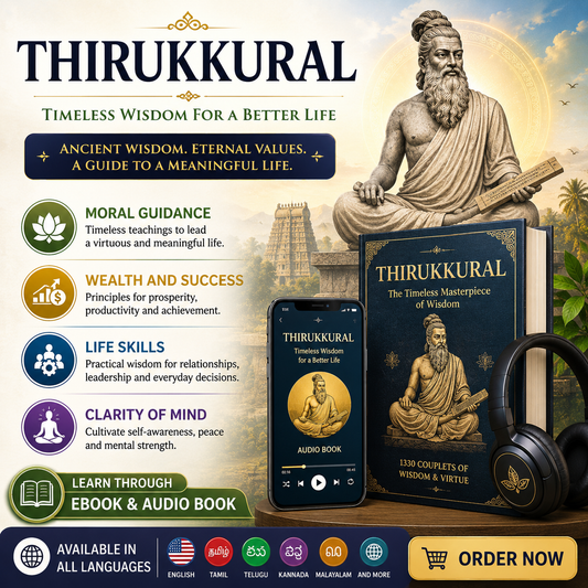 Thirukkural -Moral Guidance, Wealth and Success, Life Skills, Clarity of Mind