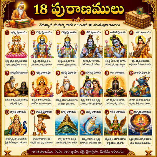 పురాణాలు - జ్ఞానానికి పవిత్ర మూలం Puranas